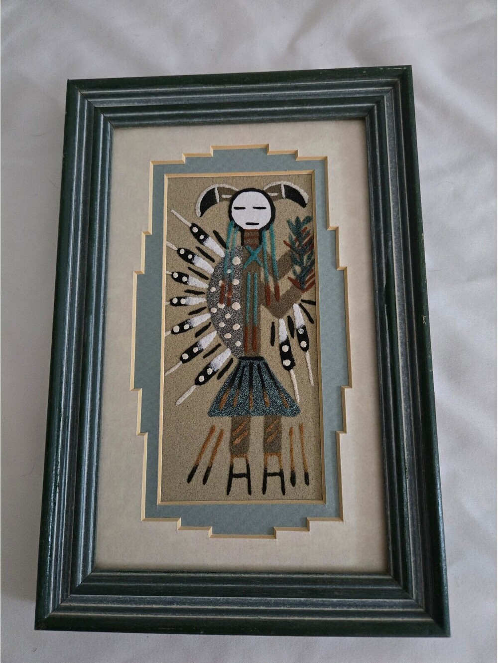 Original Sandpainting by Navajo Artist, FredHayes